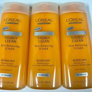 X3 L’Oréal visibly clean skin renewing toner